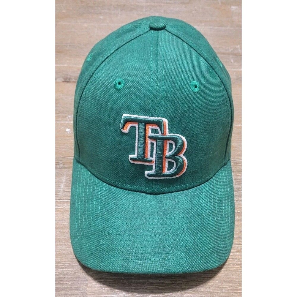 Tampa Bay Rays New Era St. Patrick's Day 39THIRTY Flex Hat - Kelly Green Sz M/L